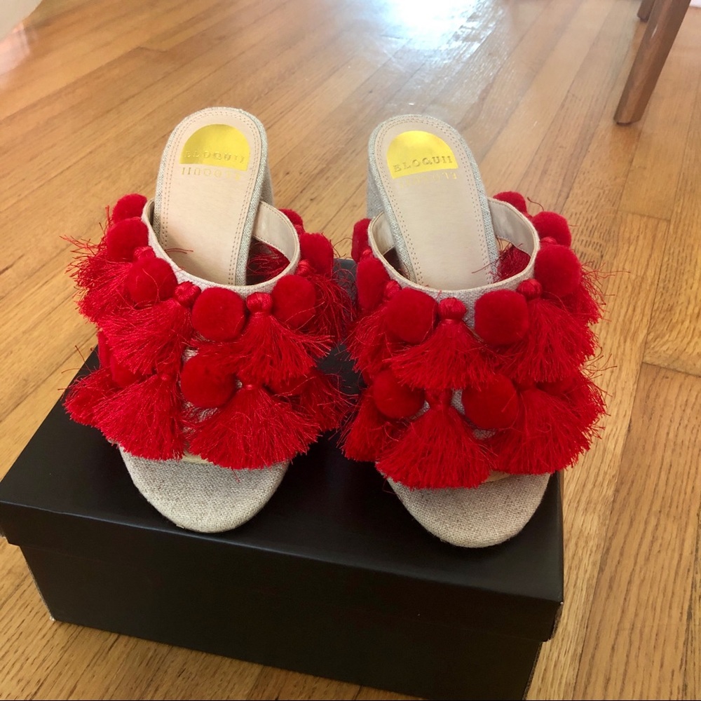 NEW IN BOX: Eloquii ‘Trini Fringe Sandals’